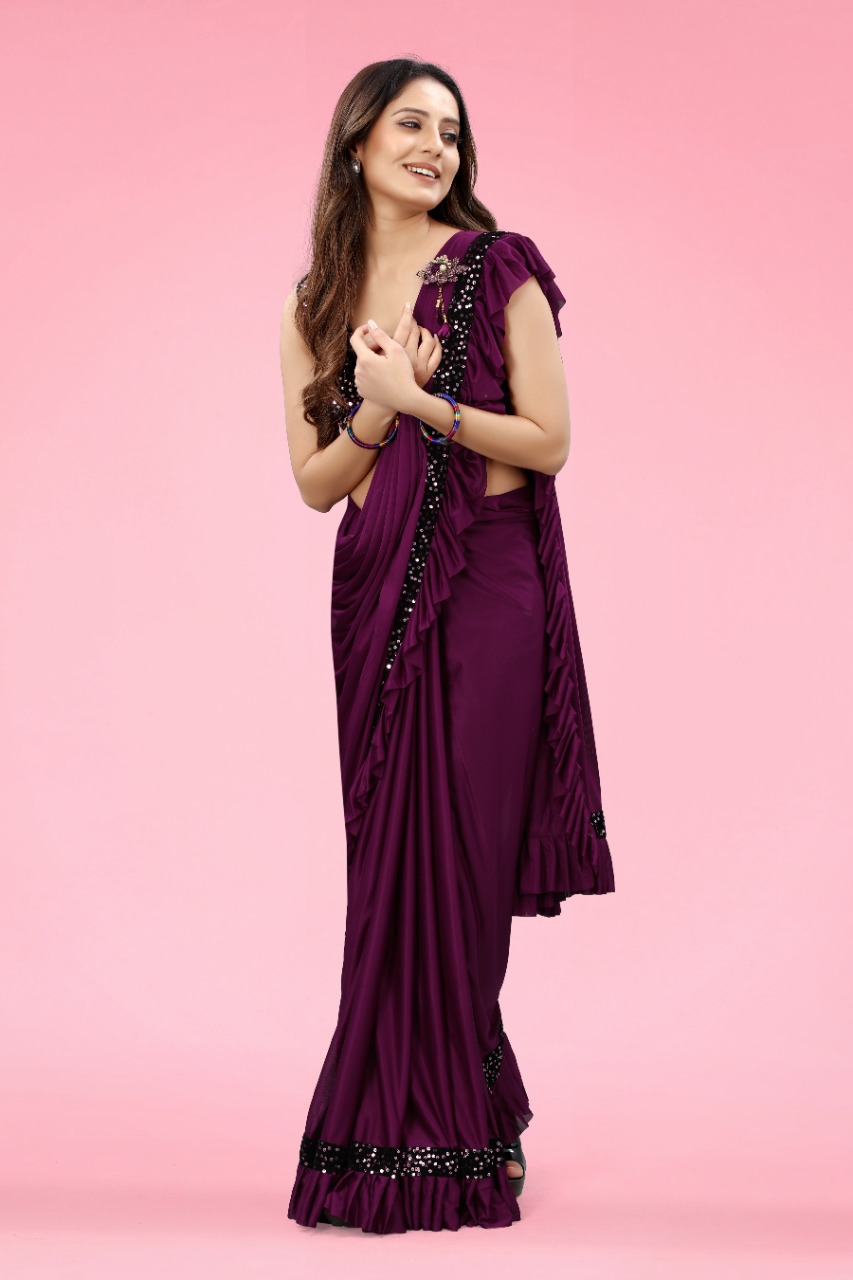 Malai silk saree light blue and pink with allover self emboss floral p –  Prashanti Sarees